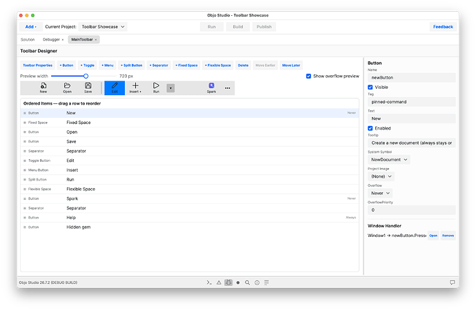 toolbar